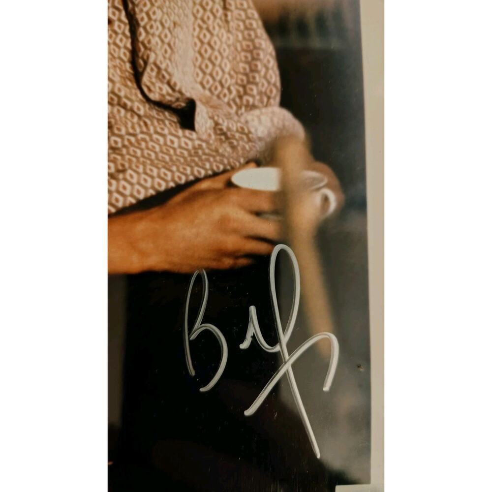 COA Autograph Brad Pitt 8X10 Photo Hand Signed Autographed Long Hair 2005 COA - Picture 3 of 4